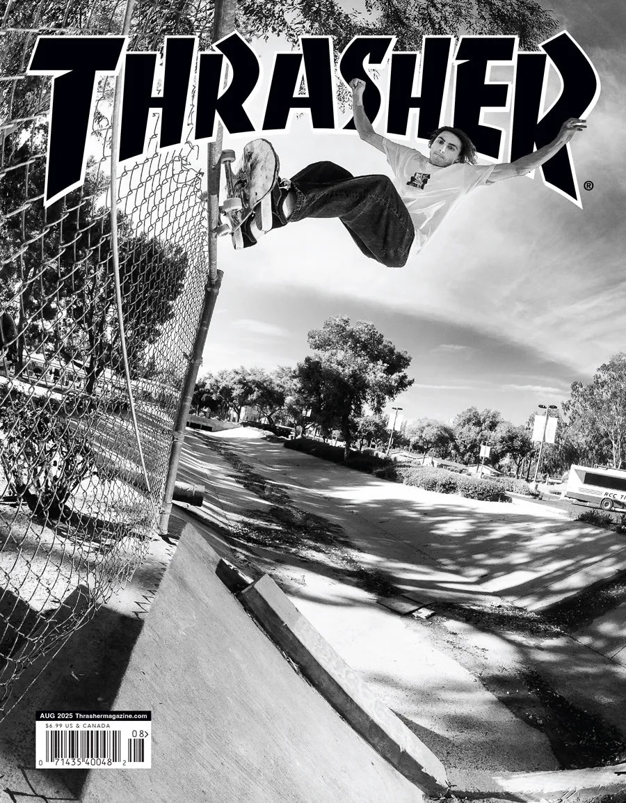 Thrasher Magazine agosto 2025 rivista copia singola