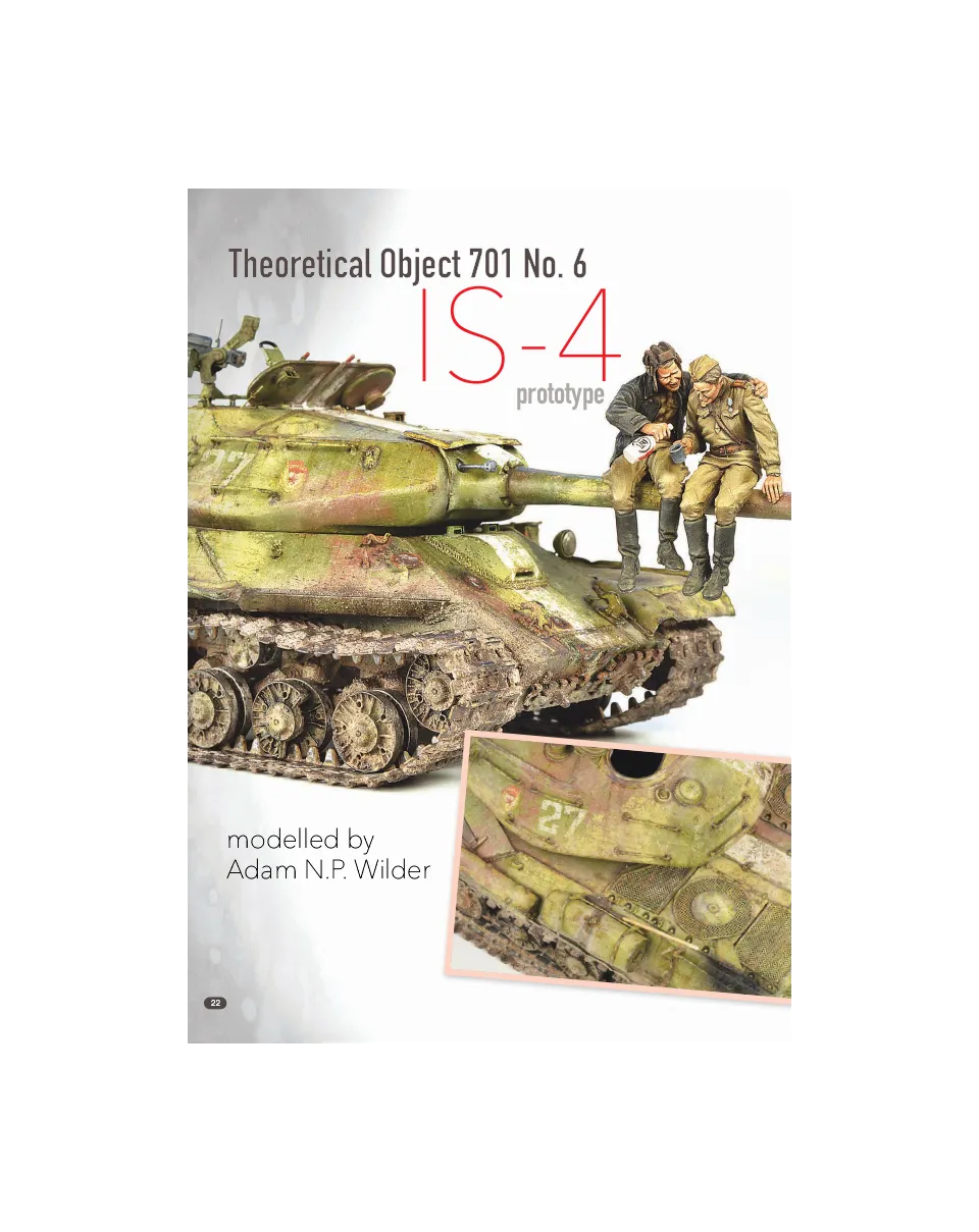 AFV Modeller AFV85 IS-4 rivista PDF copia singola