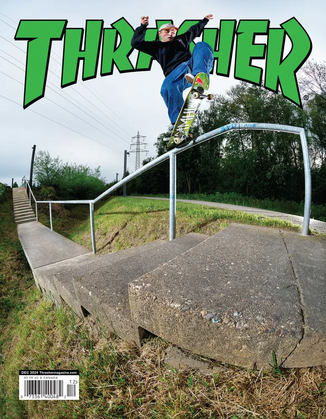 Thrasher Magazine Dicembre 2024 rivista copia singola skate
