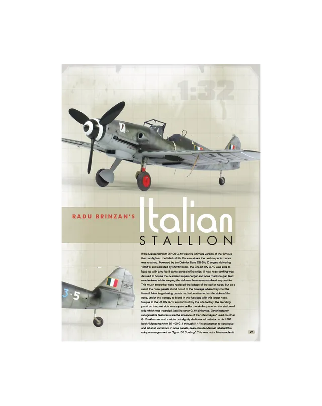 AFV Modeller AIR 42 PDF Bf 109 G-10 scala 1:32