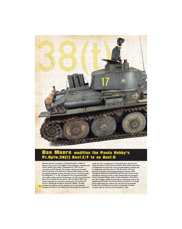 AFV Modeller AFV104 38(t) articolo PDF copia singola