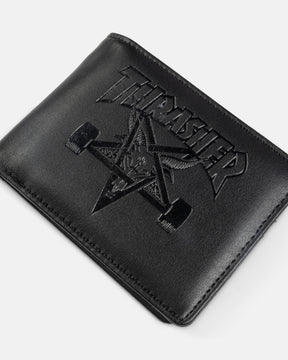 Thrasher Skategoat Leather Wallet portafoglio nero pelle