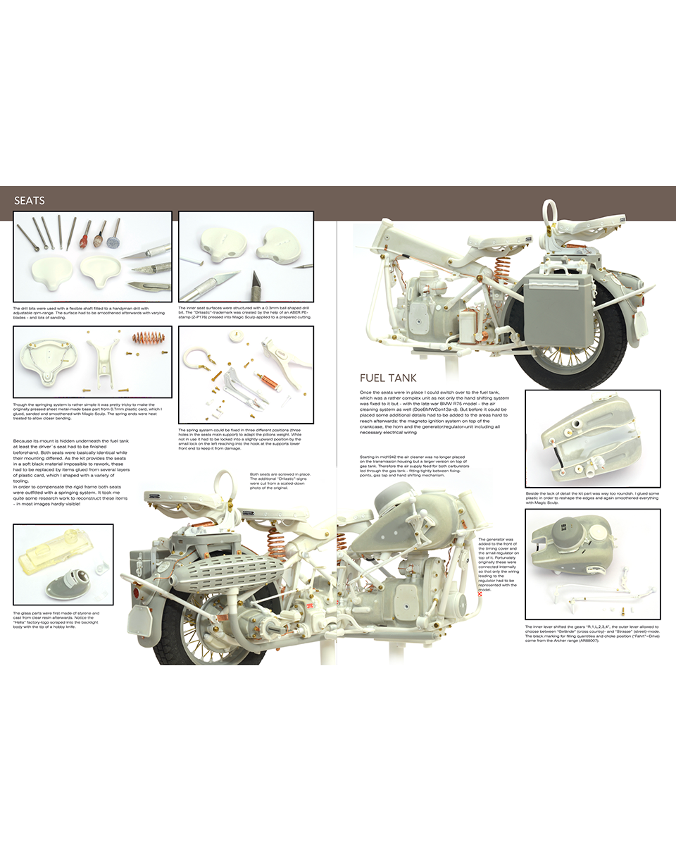 AFV Modeller BMW R75 libro modellismo militare