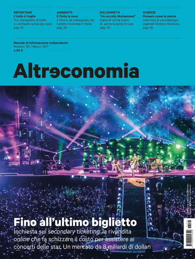 Altreconomia 191 rivista copia singola secondary ticketing