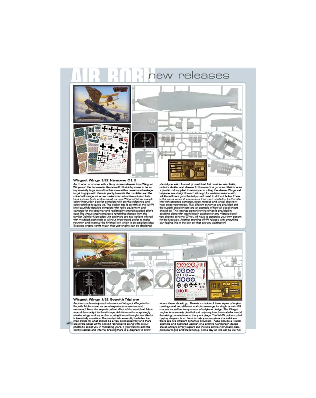 AFV Modeller AIR46 Air Born rivista copia singola aerei