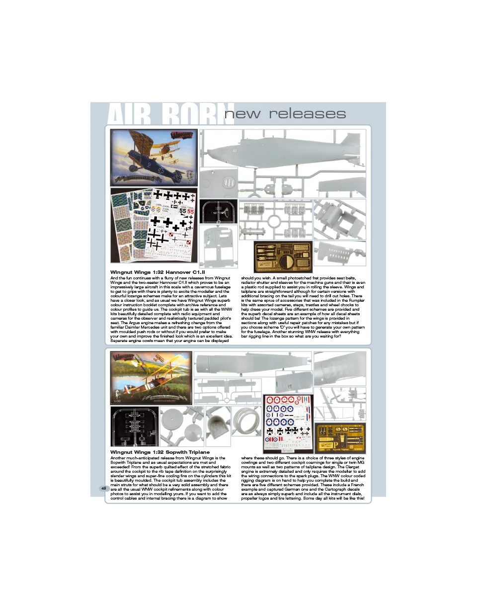 AFV Modeller AIR46 Air Born rivista copia singola aerei