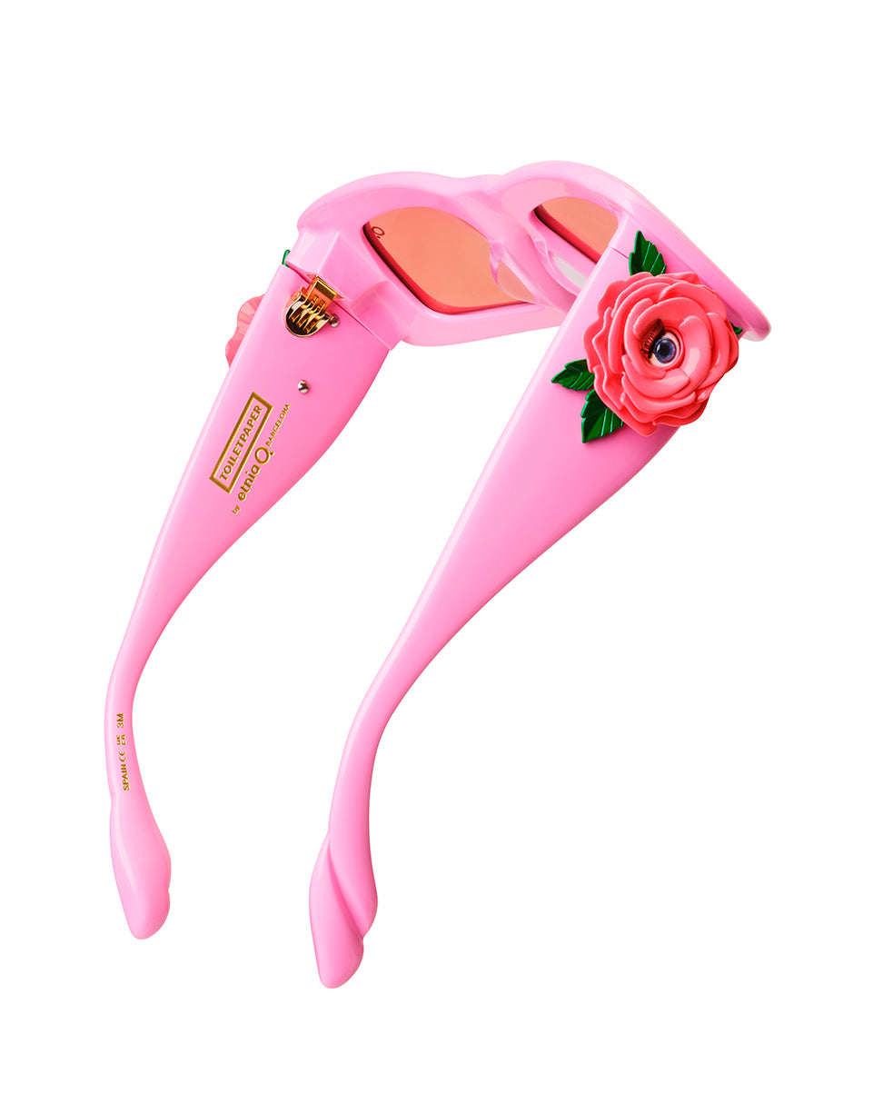 TOILETPAPER Dolly x Etnia occhiali sole acetato numerati