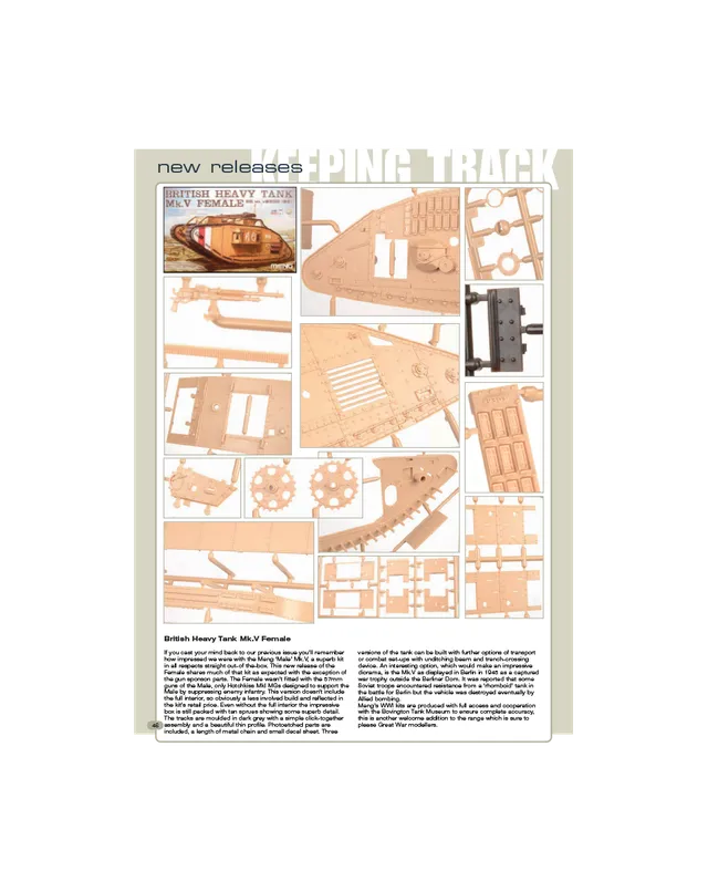AFV Modeller AFV89 articolo PDF Keeping Track corazzati