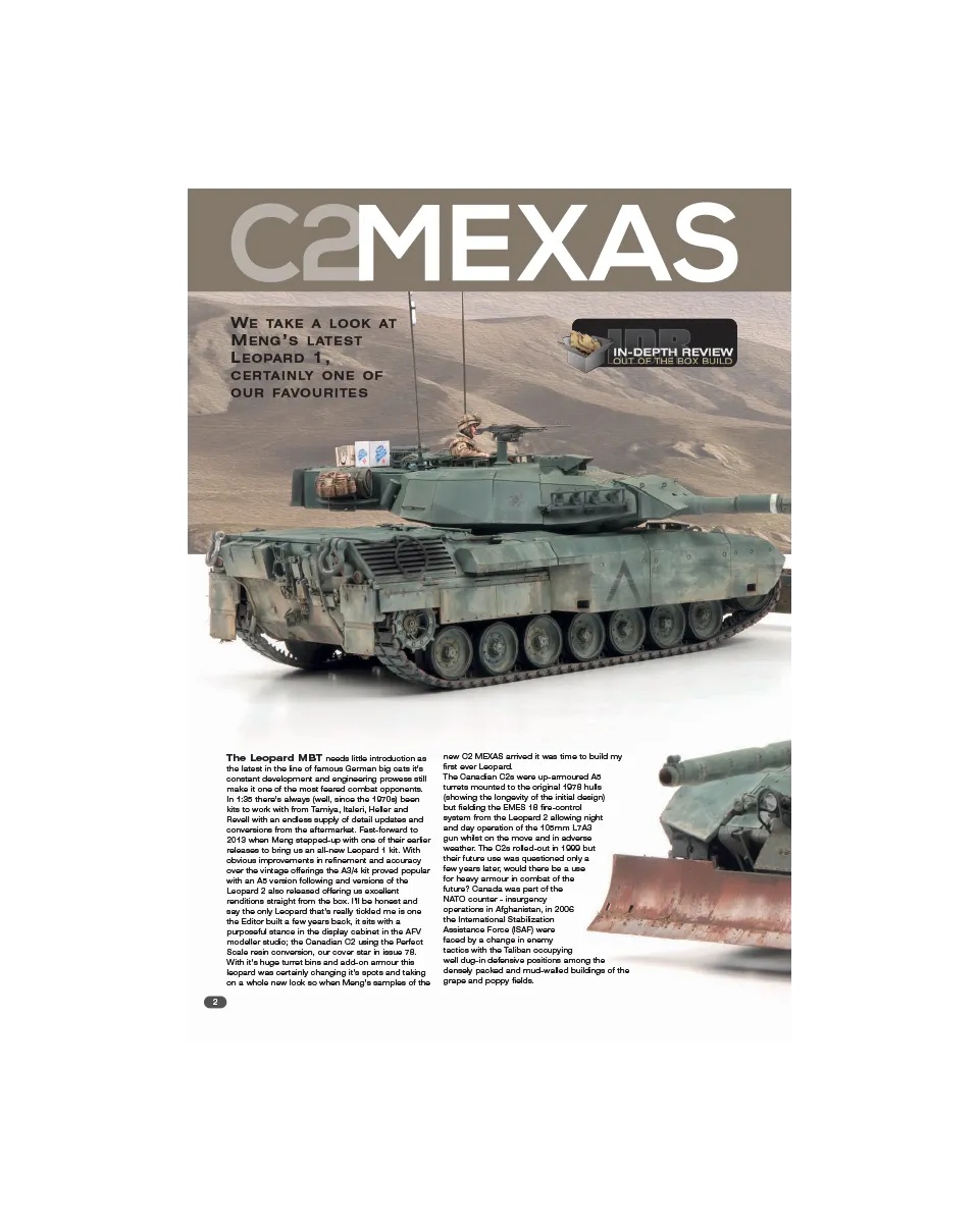 AFV Modeller AFV107 articolo PDF C2 Mexas modellismo militare