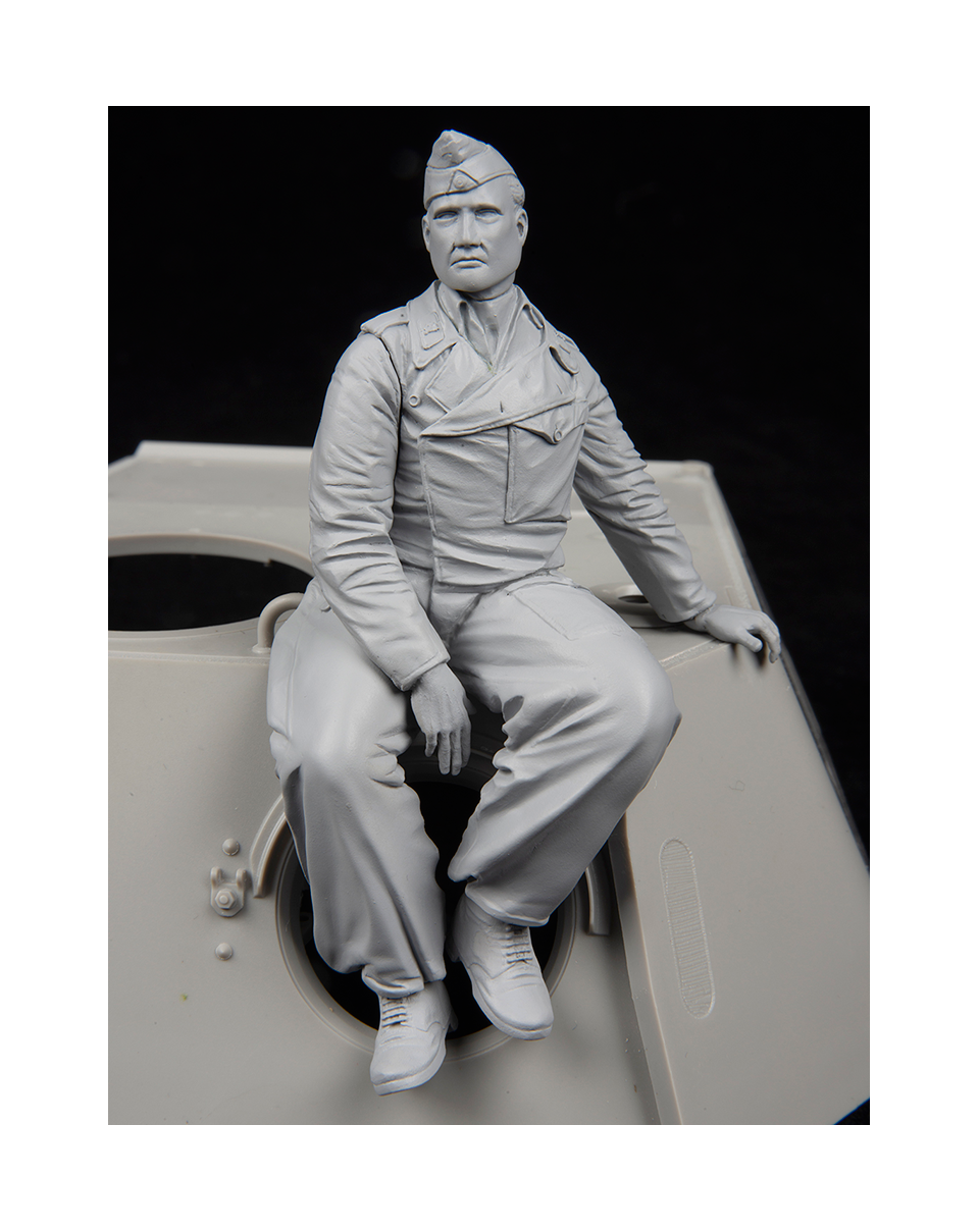 AFV Modeller Panther Crewman 1:16 figura carrista Trumpeter