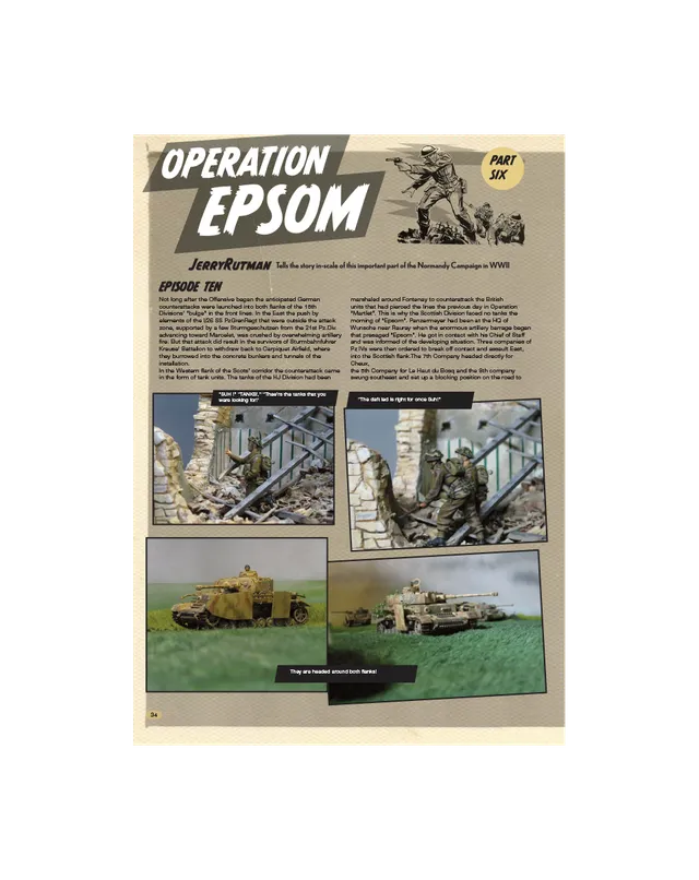 AFV Modeller AFV125 Operation Epsom articolo PDF Normandia