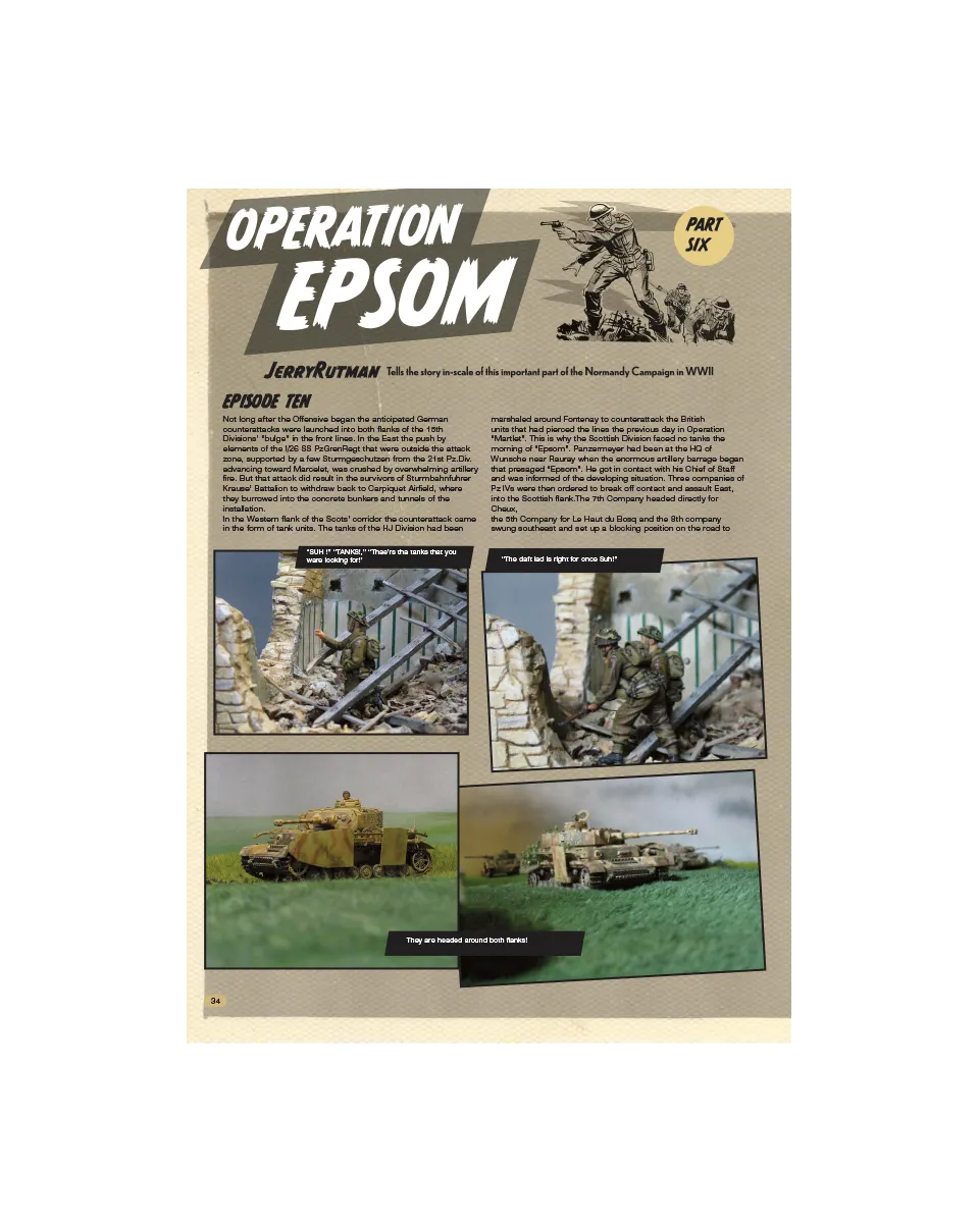 AFV Modeller AFV125 Operation Epsom articolo PDF Normandia