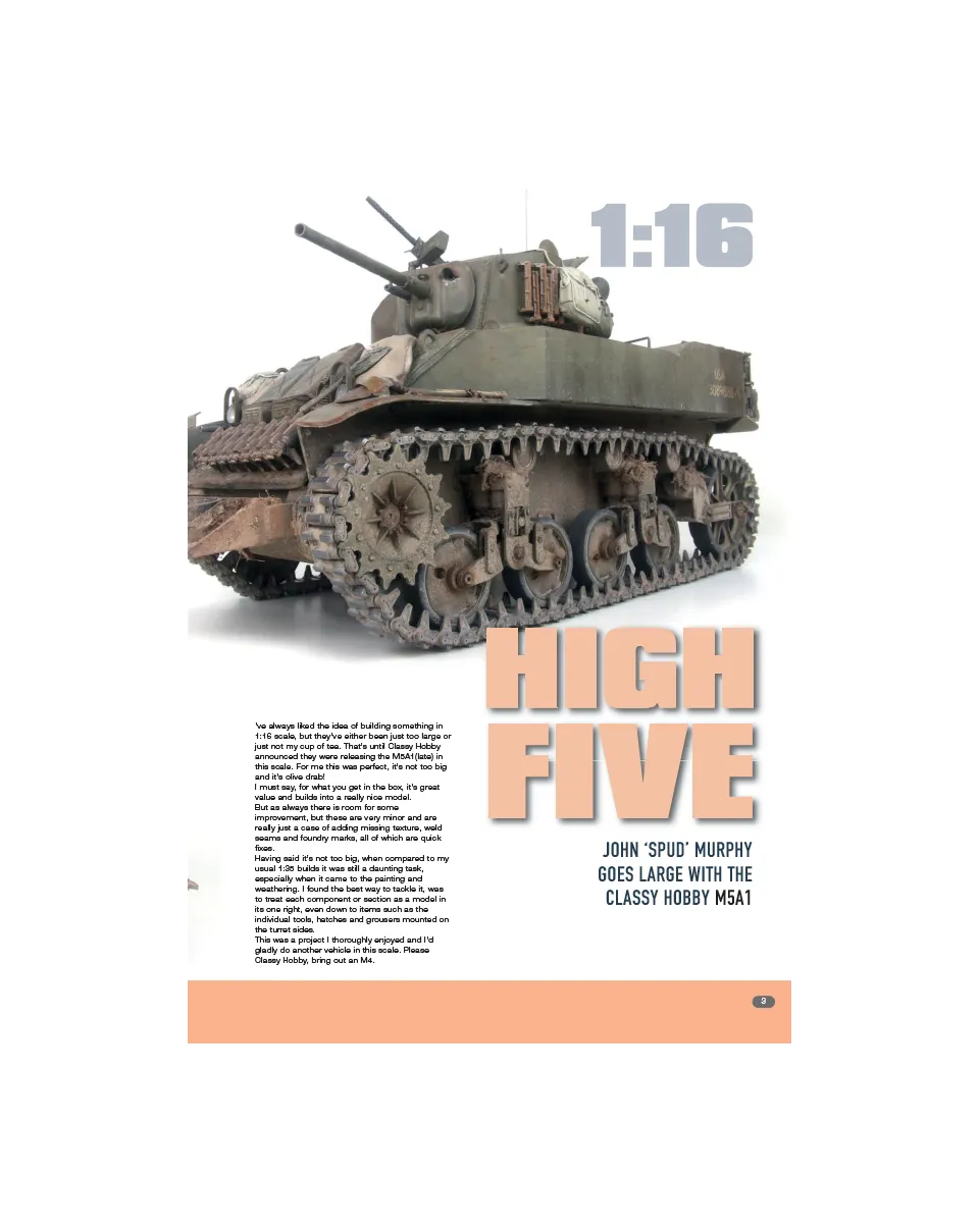 AFV Modeller AFV122 High Five articolo PDF