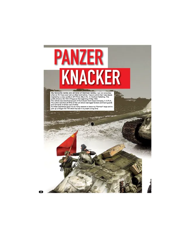 AFV Modeller AFV131 articolo PDF Su-100 Panzer Knacker