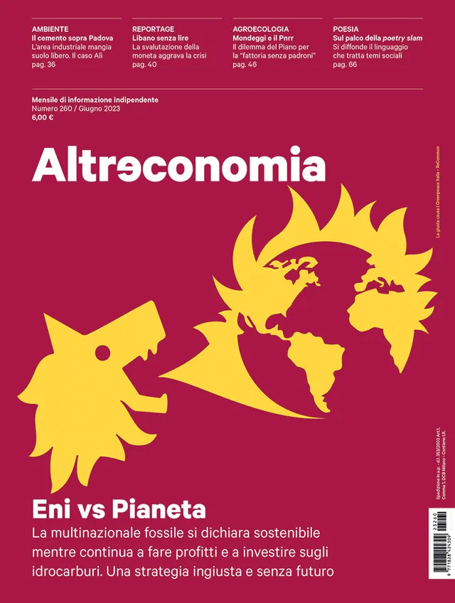 Altreconomia 260 Eni vs Pianeta rivista copia singola