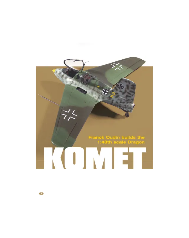 AFV Modeller AIR13 Komet articolo PDF caccia tedesco