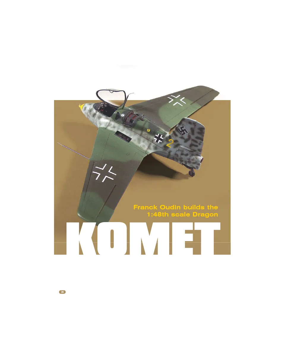 AFV Modeller AIR13 Komet articolo PDF caccia tedesco
