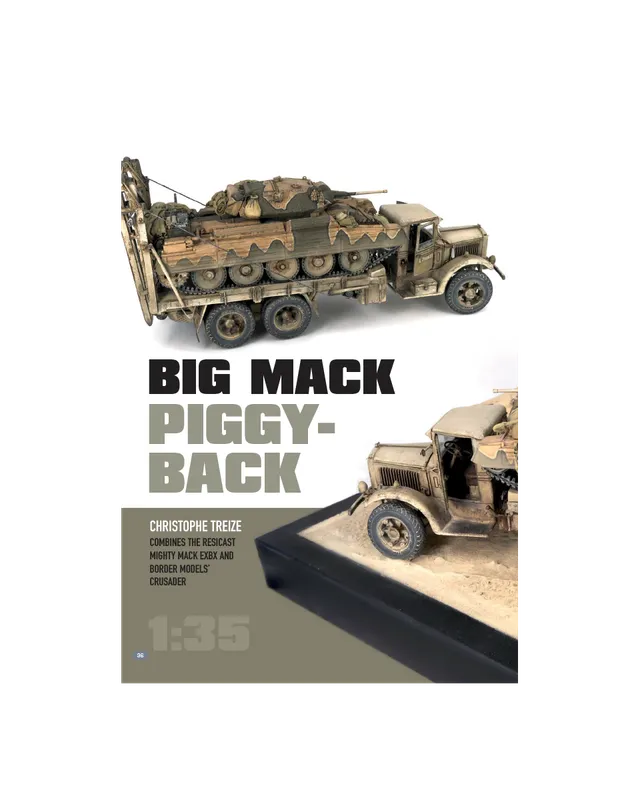AFV Modeller AFV142 Big Mack Piggy-Back articolo PDF Mack