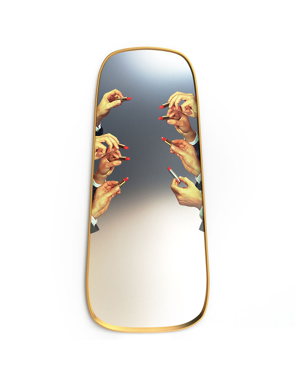 TOILETPAPER Mirror Gold Frame High specchio lipsticks