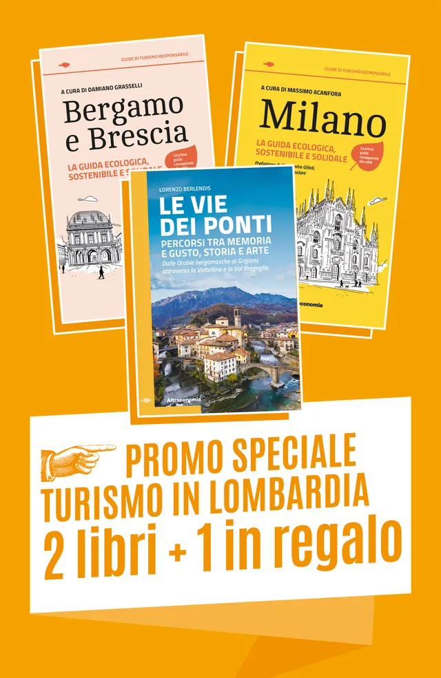 Altreconomia Turismo responsabile Lombardia pacchetto 3 libri