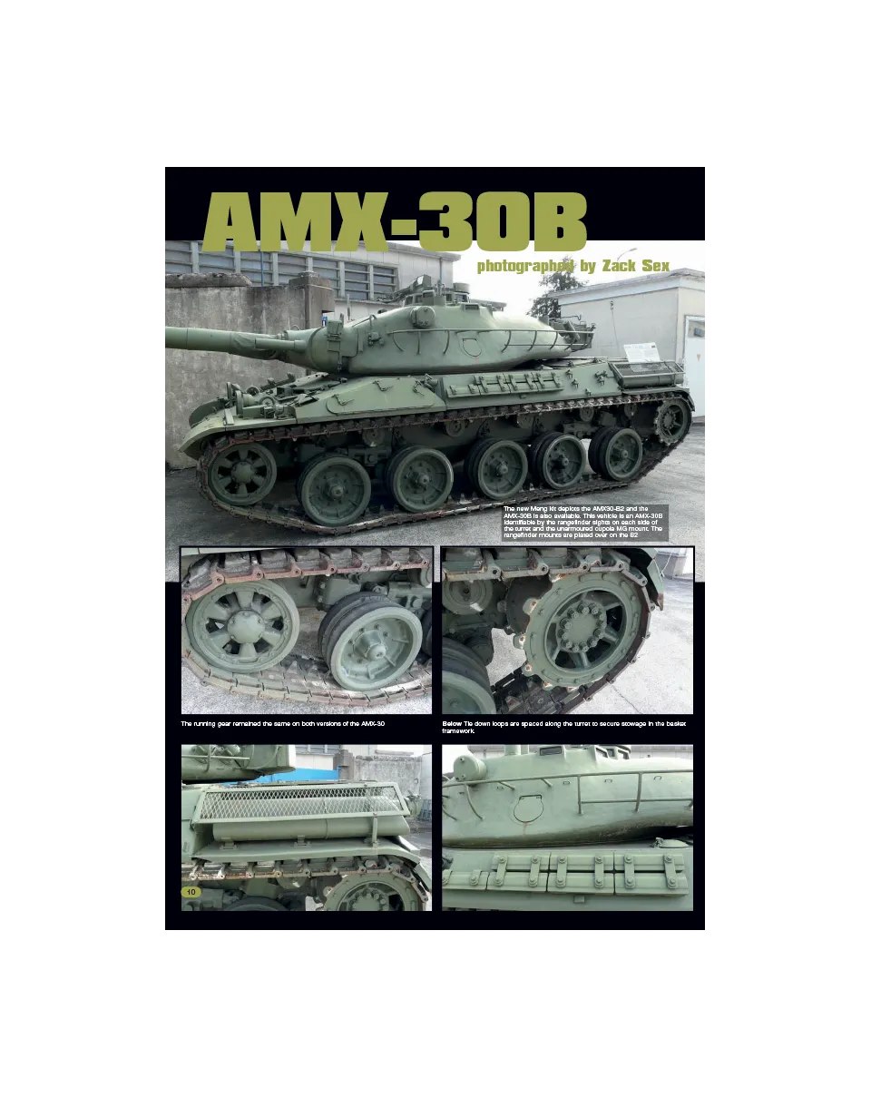 AFV Modeller AFV80 Articolo PDF AMX-30 copia singola