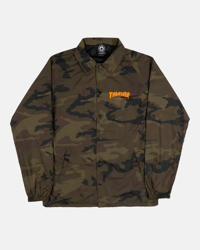 Thrasher Skategoat Coach Jacket giacca mimetica nylon