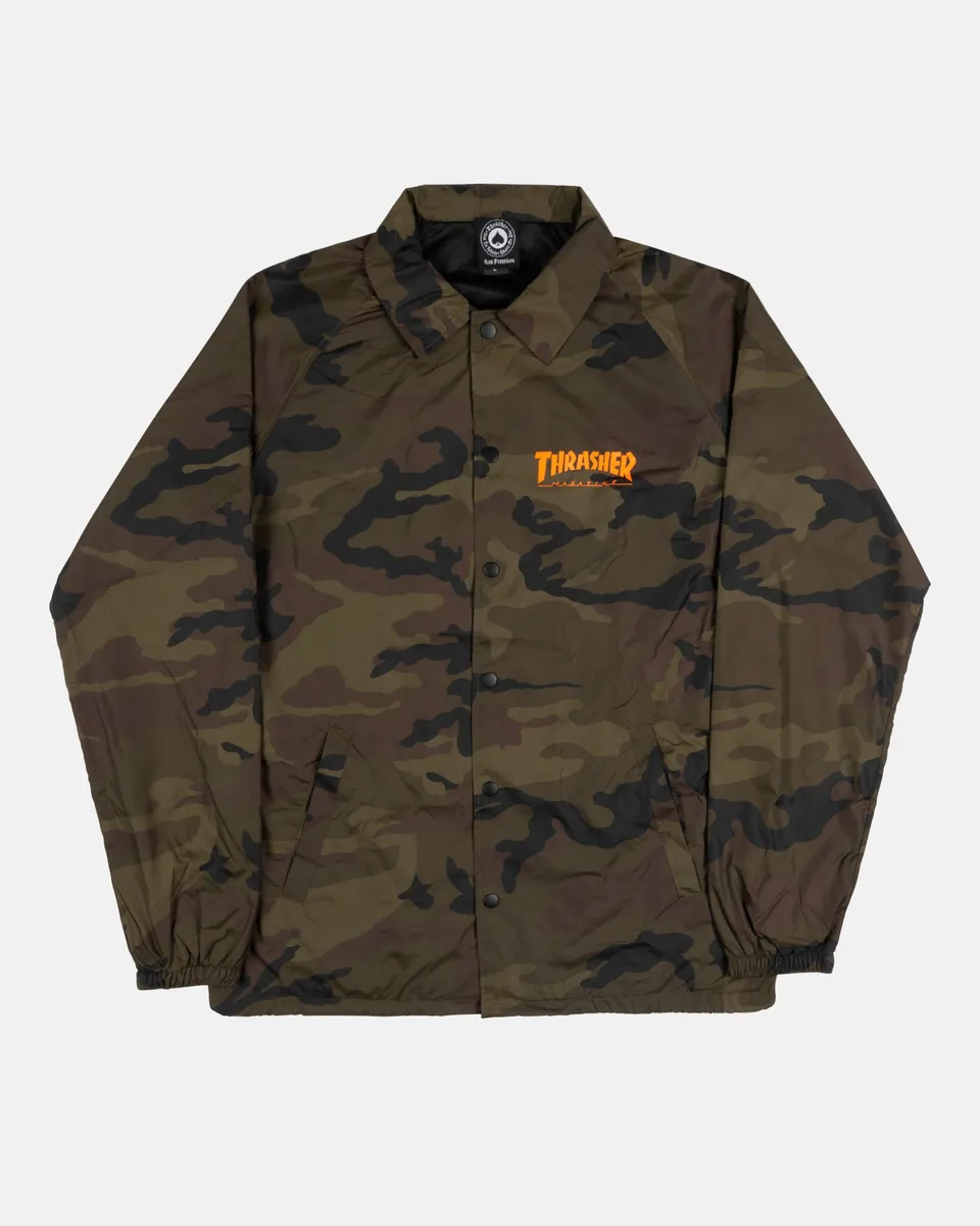 Thrasher Skategoat Coach Jacket giacca mimetica nylon