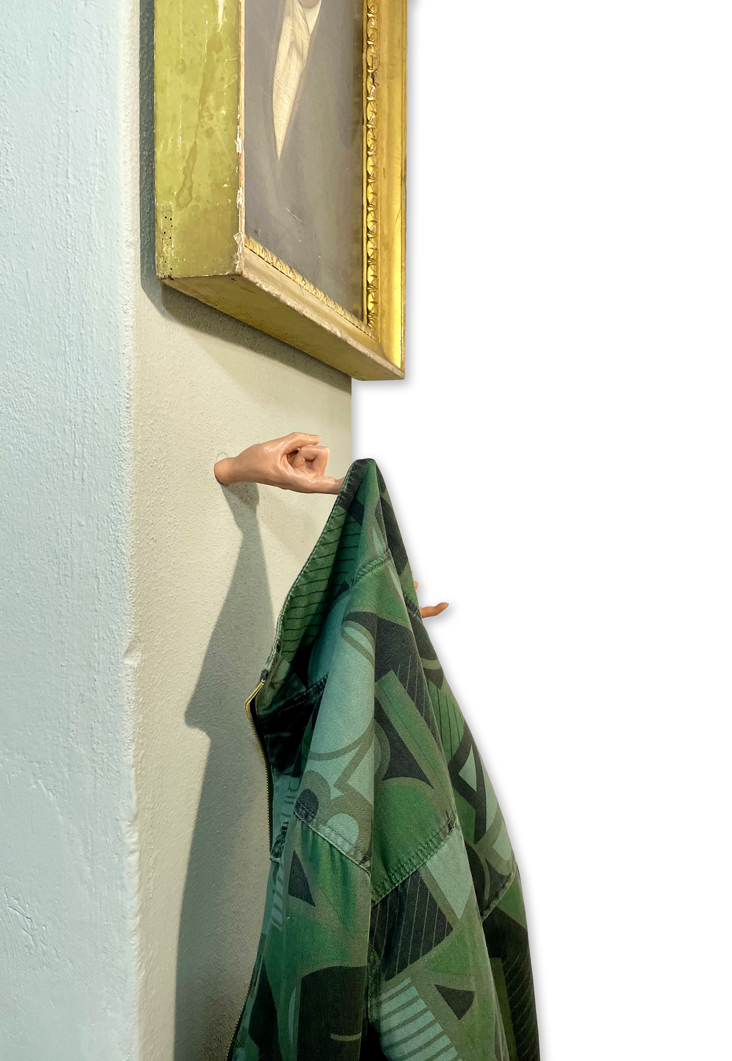 TOILETPAPER Appendito Wall Grip appendiabiti resina 2 pezzi