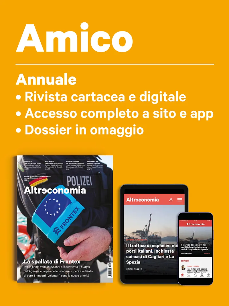 Altreconomia Amico abbonamento annuale 11 numeri carta+digitale