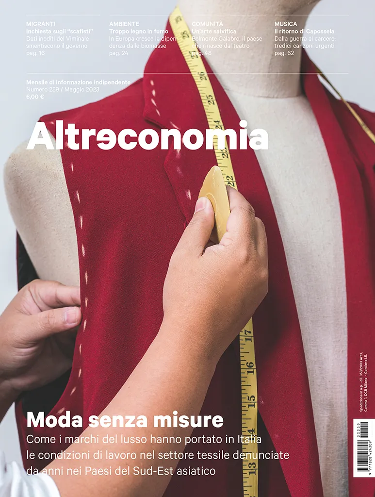 Altreconomia 259 Moda senza misure rivista copia singola