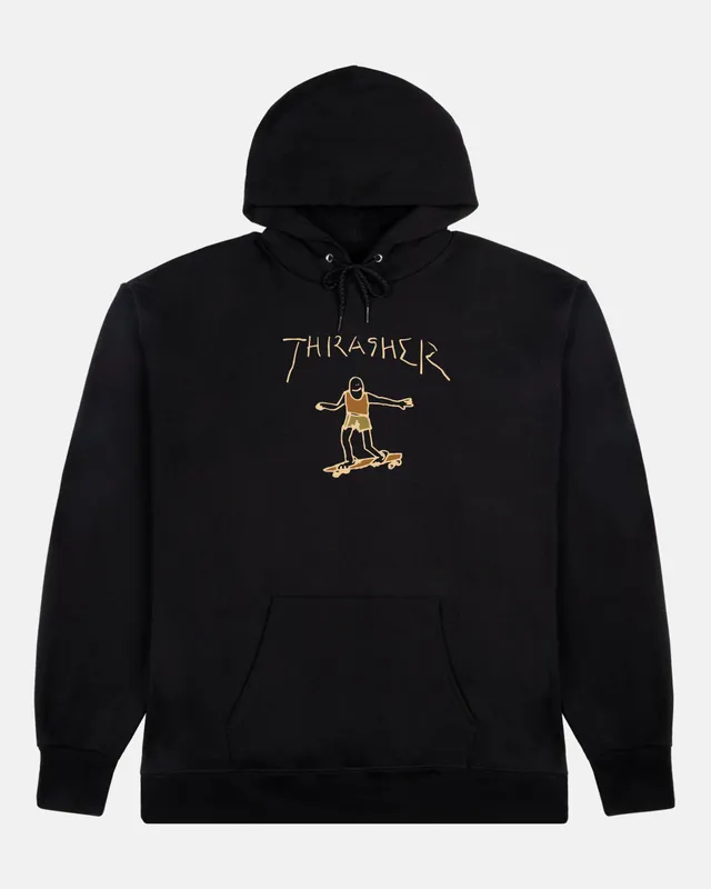 Thrasher Gonz Hoodie felpa black brown Mark Gonzales