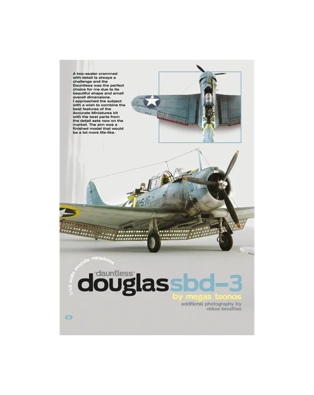 AFV Modeller AIR40 Dauntless SBD-3 1:48 articolo PDF