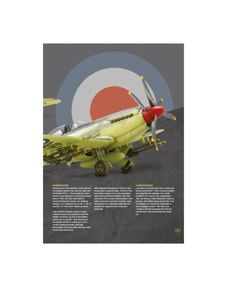 AFV Modeller AIR40 Airfix 1:48 Postwar Seafire articolo PDF