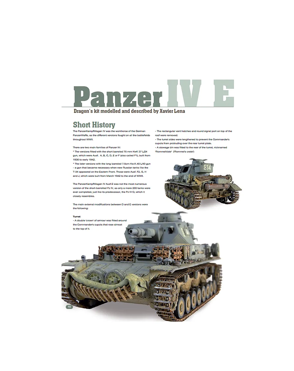 AFV Modeller Issue 51 Panzer IV E articolo PDF carro medio