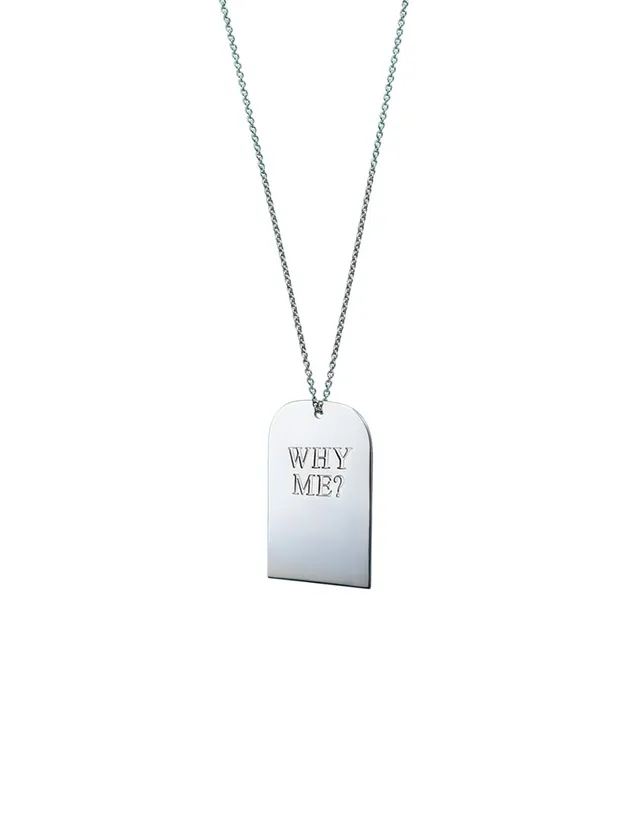 TOILETPAPER Endless collana argento Medium Why Me