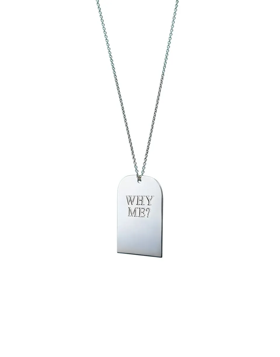 TOILETPAPER Endless collana argento Medium Why Me