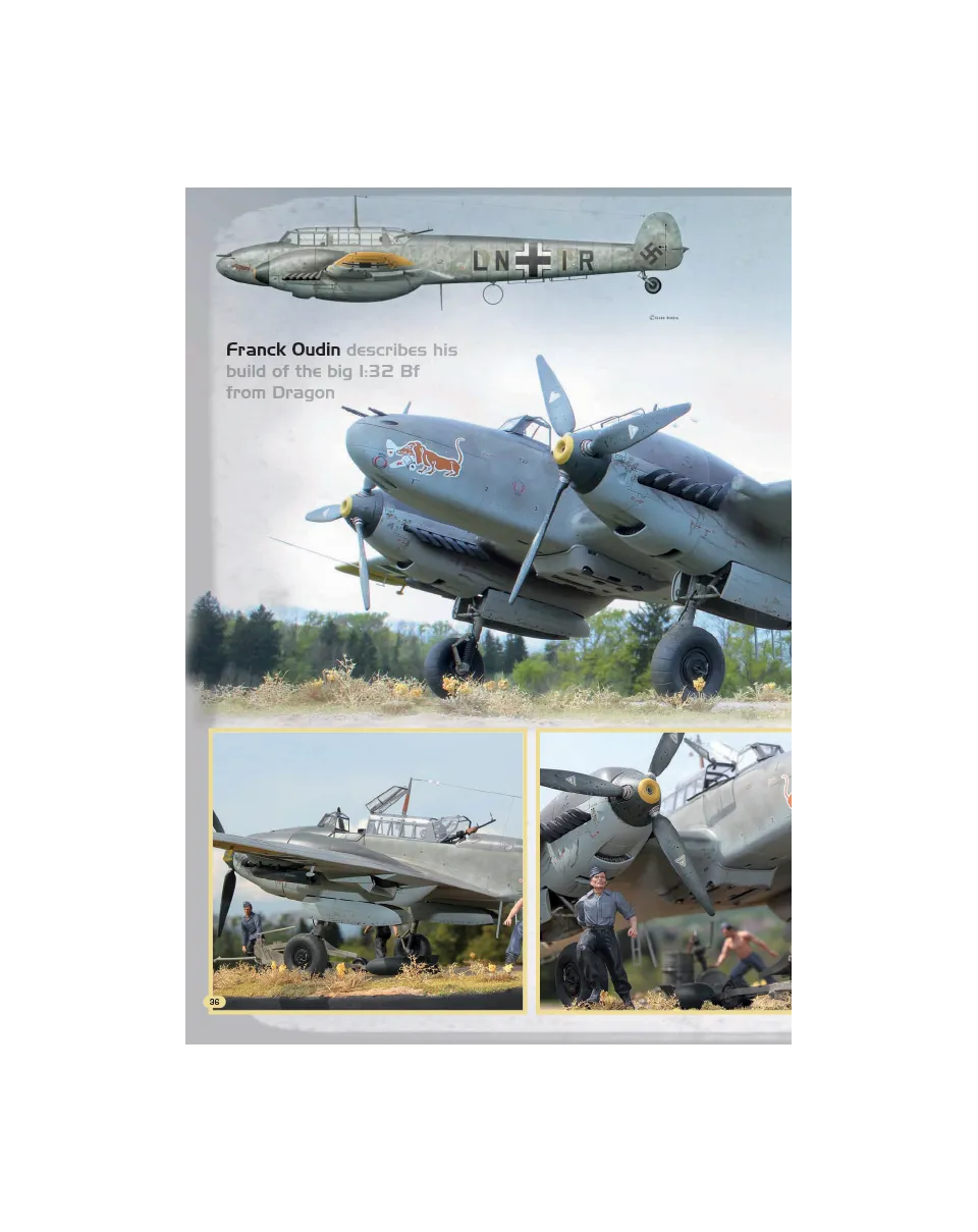 AFV Modeller AIR62 Bf110 C7 articolo PDF 1:32