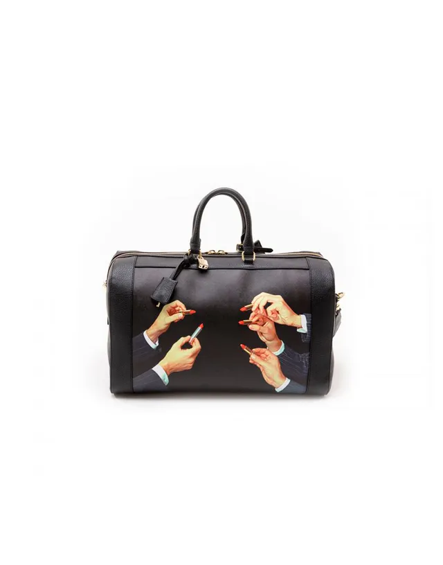 TOILETPAPER Travel Bag Black Lipstick borsone 47 cm