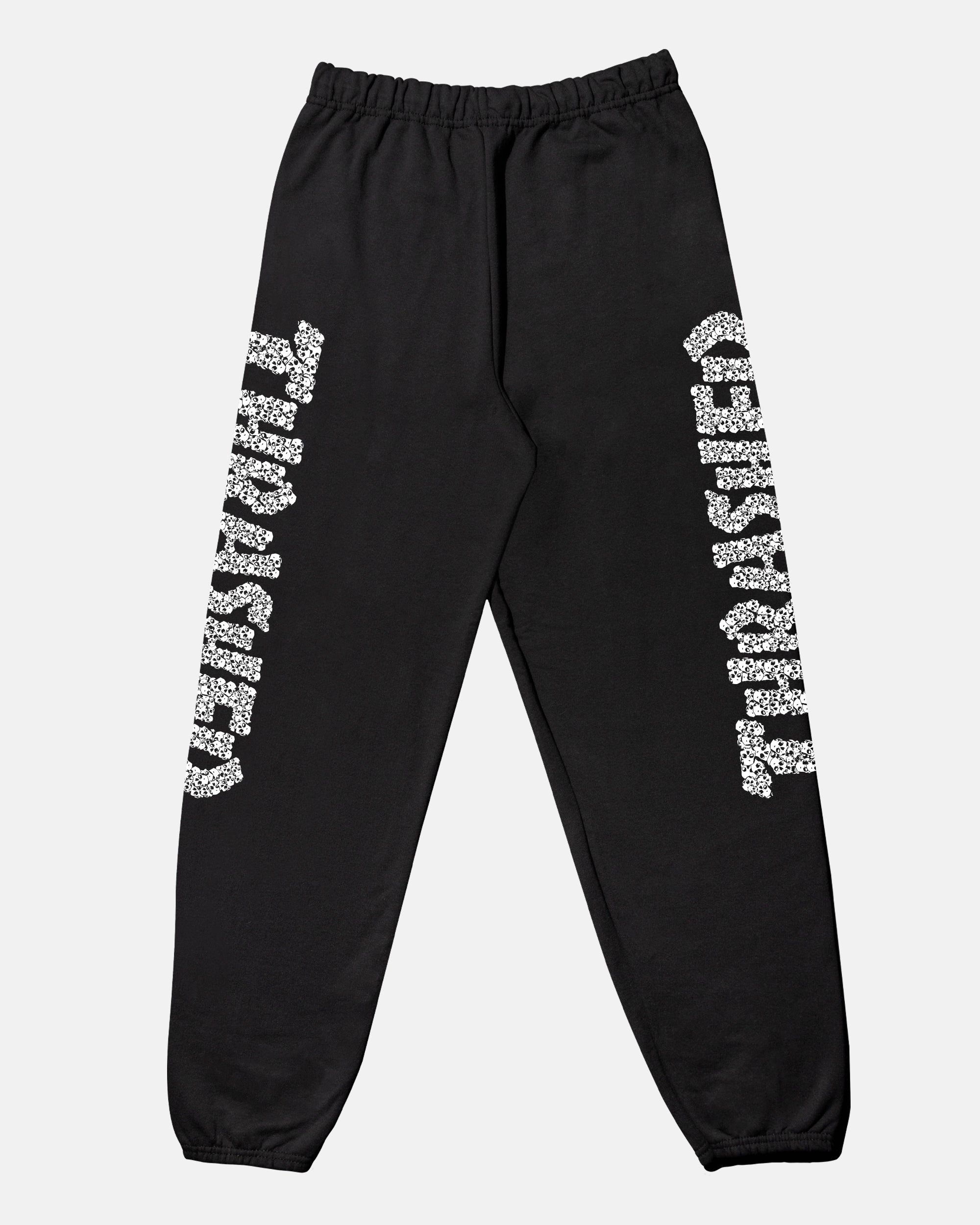 Thrasher Skull pantaloni tuta neri cotone