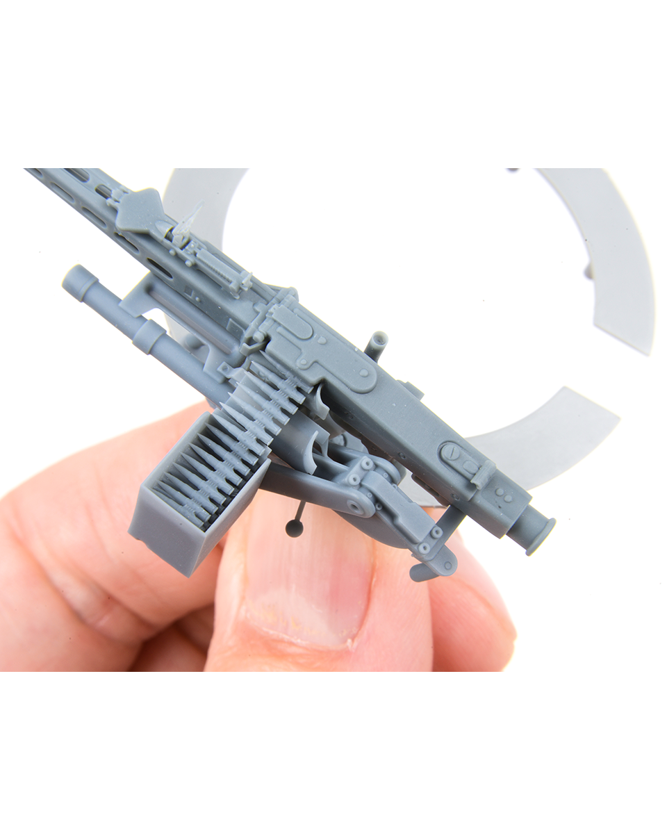 AFV Modeller 16274 1:16 Leopard 2A7 MG3 Hatch Ring Mount dettaglio resina