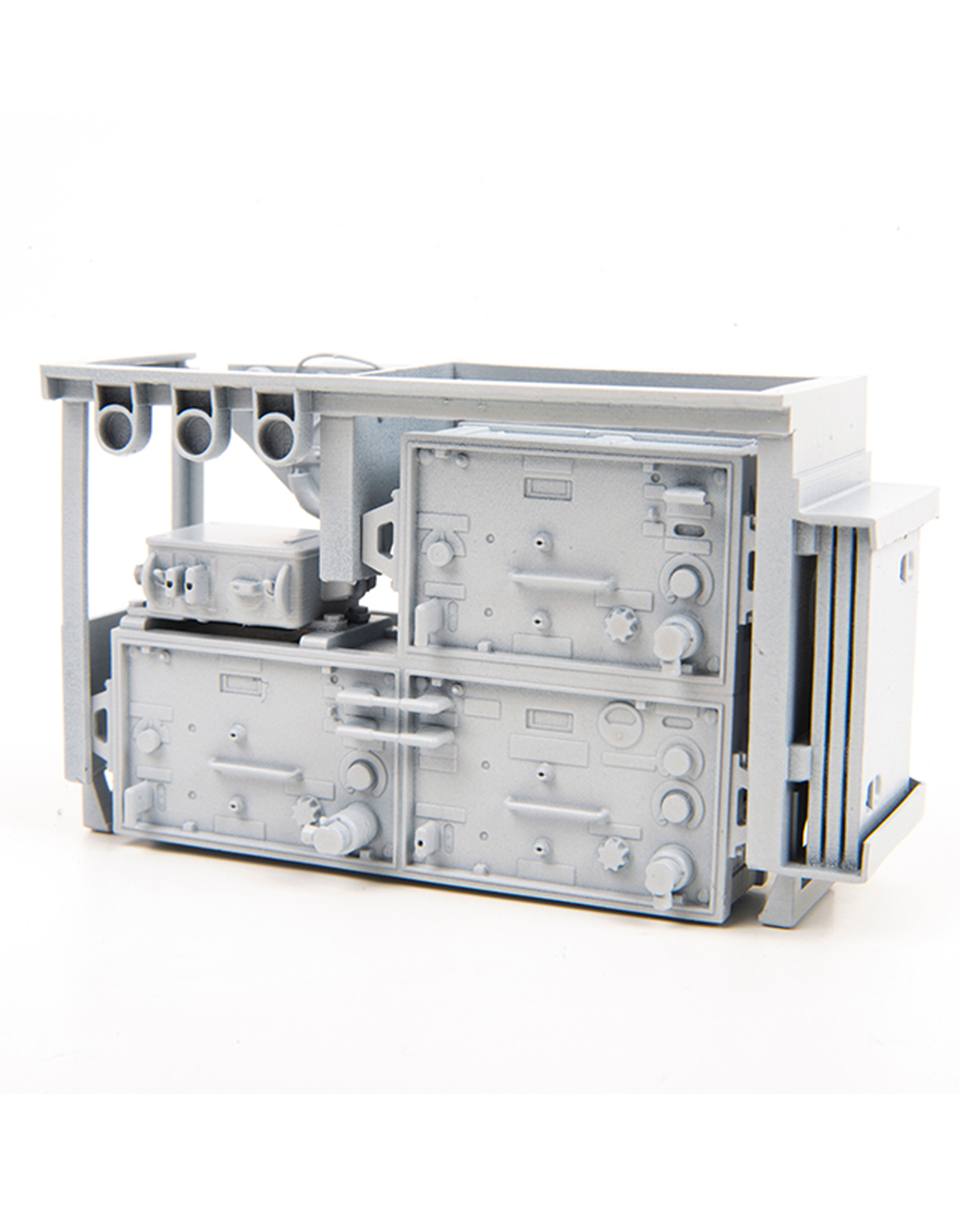 AFV Modeller King Tiger Radio Racks dettaglio 1:16