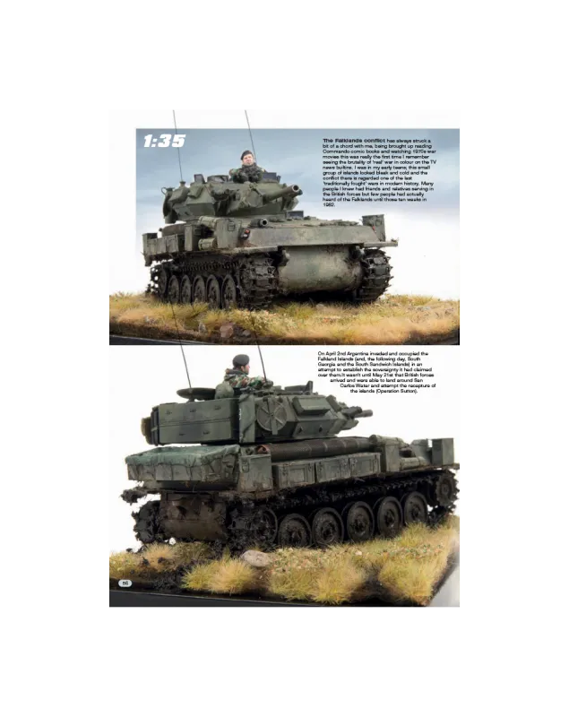 AFV Modeller AFV106 South Atlantic Scorpion articolo PDF copia singola