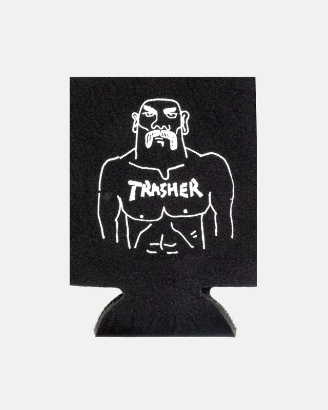 Thrasher Gonz Trasher koozie portalattina nero Gonzales