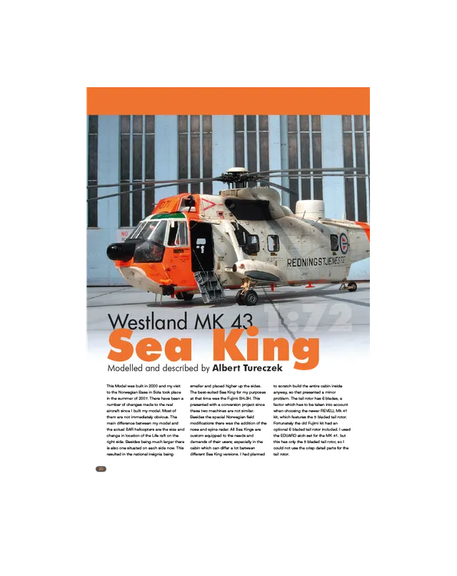 AFV Modeller AIR 19 articolo PDF Sea King Mk43 copia singola