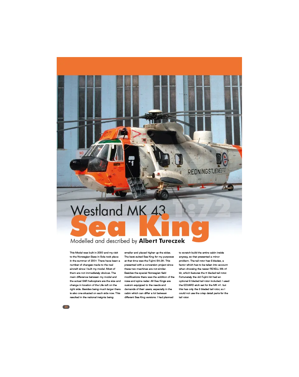 AFV Modeller AIR 19 articolo PDF Sea King Mk43 copia singola
