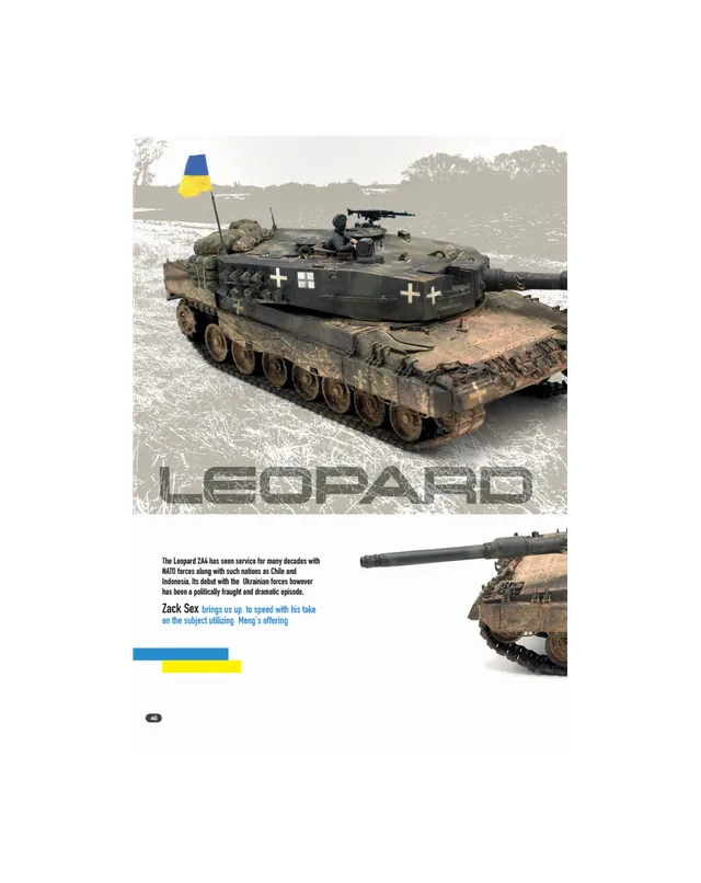 AFV Modeller AFV134 numero pdf Leopard 2A4 ucraino copia singola