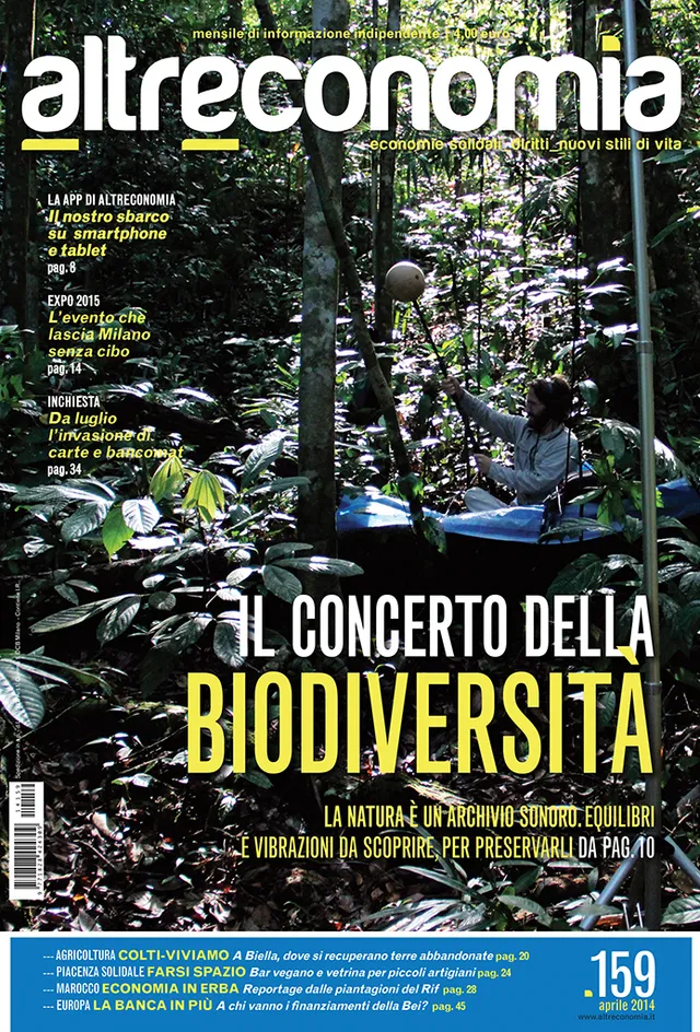 Altreconomia 159 Concerto biodiversità rivista copia singola