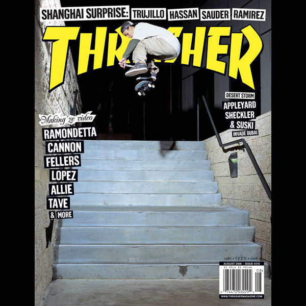Thrasher August 2006 rivista copia singola arretrato skate