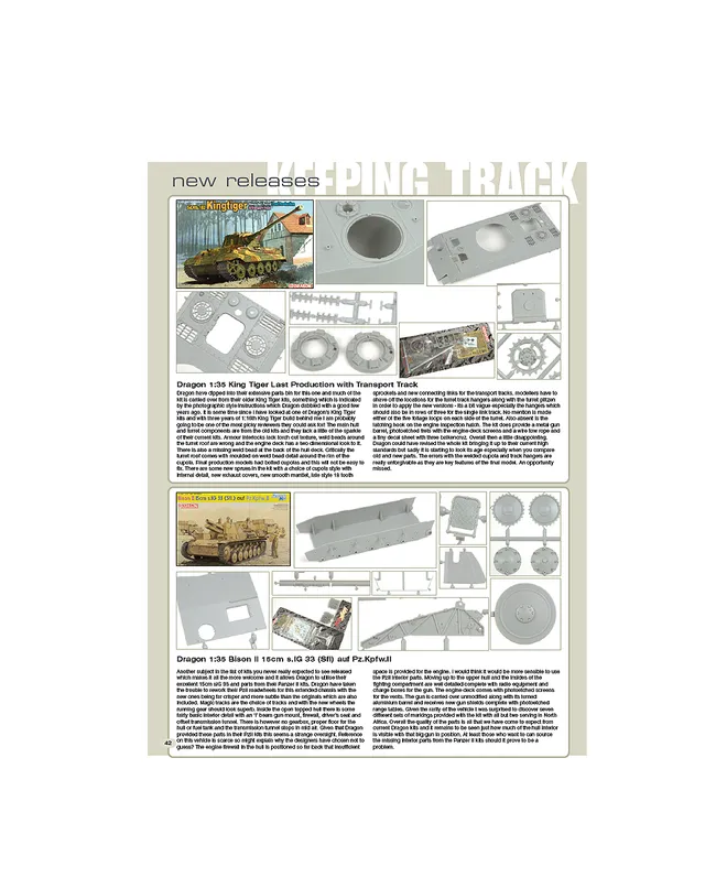 AFV Modeller Issue 62 articolo PDF Keeping Track copia singola