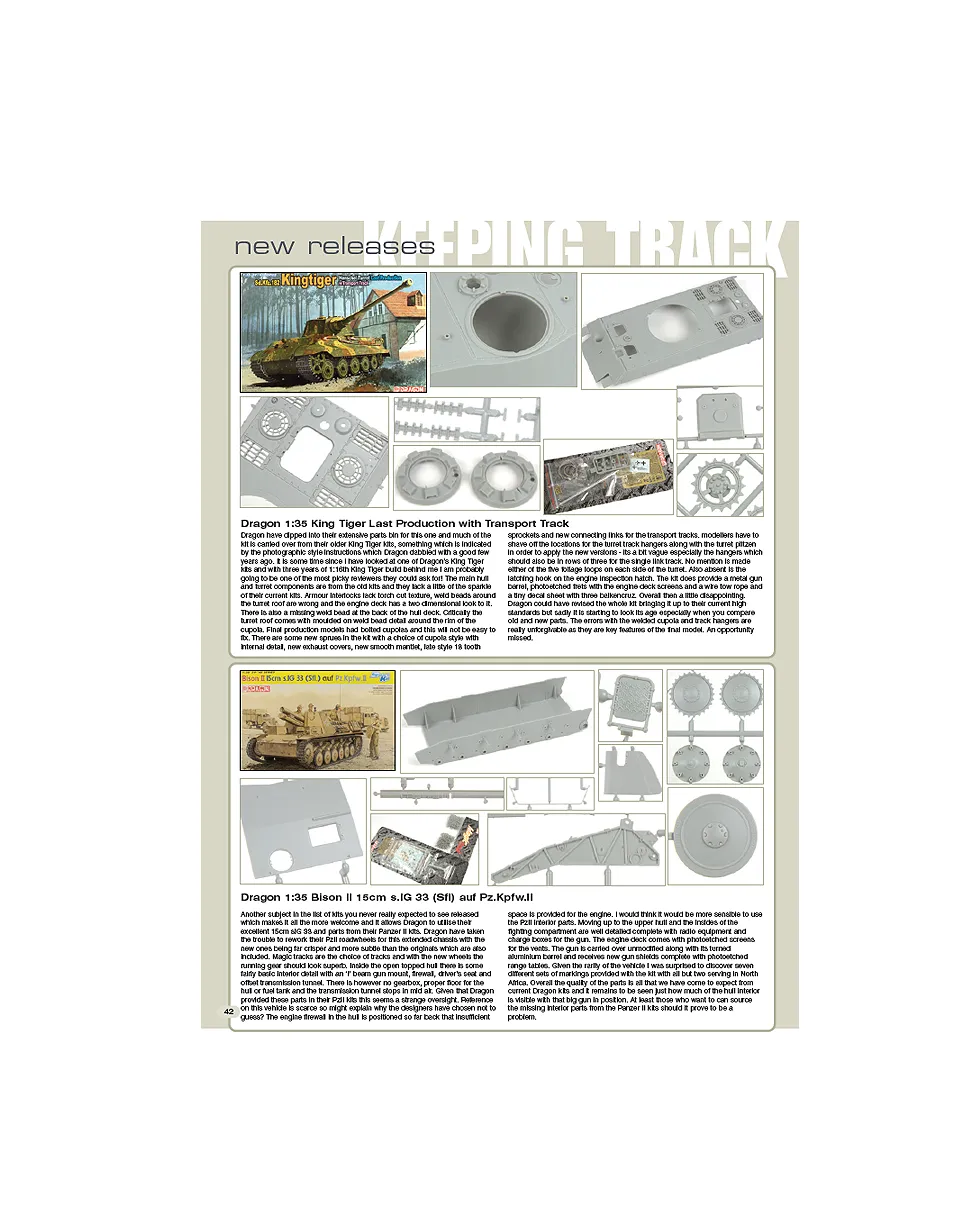 AFV Modeller Issue 62 articolo PDF Keeping Track copia singola